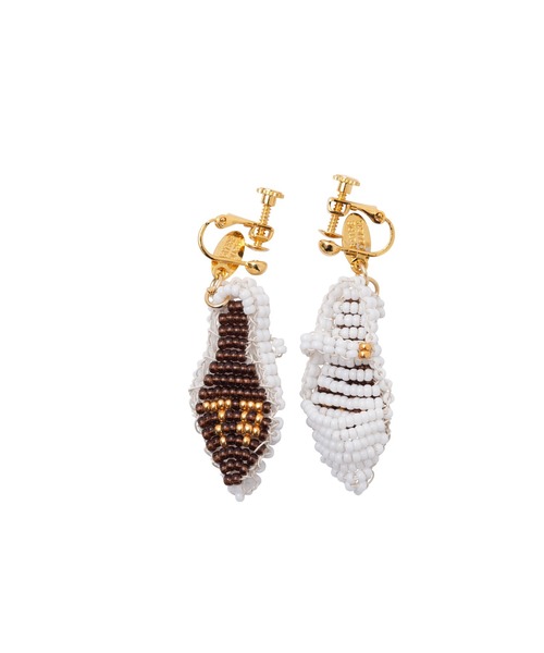 THEATRE PRODUCTS(シアタープロダクツ)の「ビーズストラップサンダルイヤリング(イヤリング・レディース・ホワイト/ブルー/ピンク/バーガンディー・FREE)」の7枚目の写真