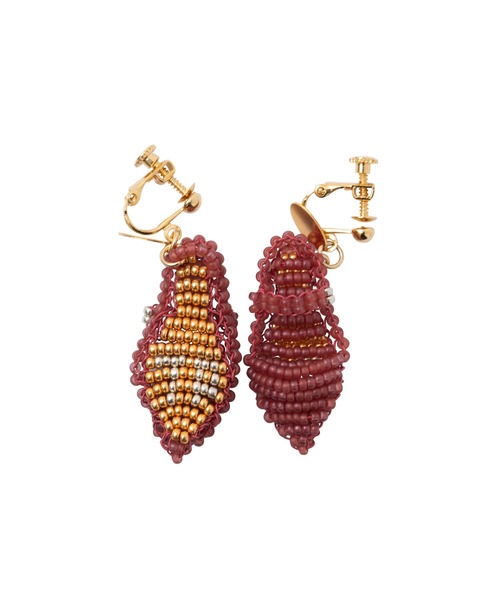 THEATRE PRODUCTS(シアタープロダクツ)の「ビーズストラップサンダルイヤリング(イヤリング・レディース・ホワイト/ブルー/ピンク/バーガンディー・FREE)」の15枚目の写真