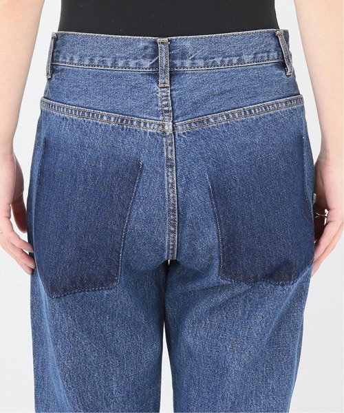 SLOBE IENA（スローブイエナ）の「LE DENIM クロップドテーパードデニムパンツ【洗濯機使用可能】◆（デニムパンツ・レディース・ブルー・40/38/36）」の5枚目の写真