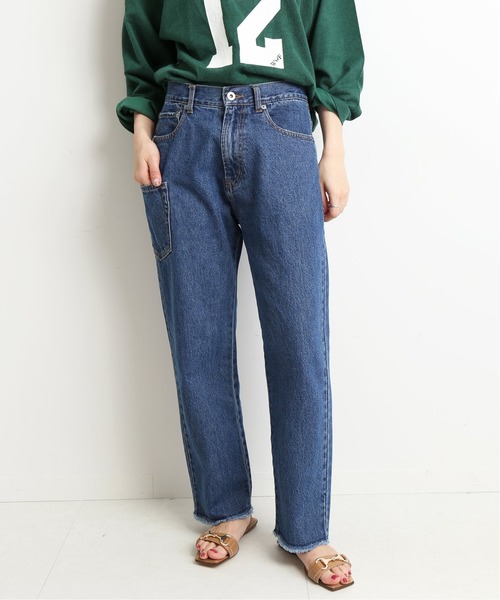 スローブイエナ♥Le Denim ルデニム テーパード デニムパンツ♥40 スローブイエナ♥Le Denim ルデニム テーパード デニムパンツ♥40