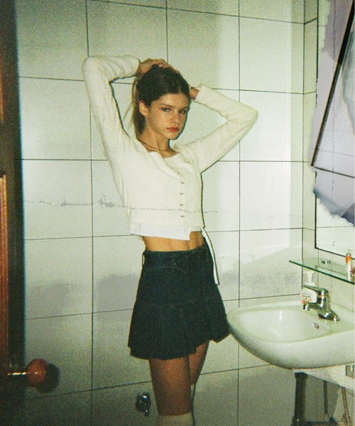 FANCY CLUB（ファンシークラブ）の「NASTY FANCY CLUB ネスティファンシークラブ CHAIN LEATHER BAG（バックパック/リュック・レディース・ブラック・ONE SIZE）」の3枚目の写真