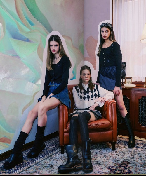 FANCY CLUB（ファンシークラブ）の「NASTY FANCY CLUB ネスティファンシークラブ CHAIN LEATHER BAG（バックパック/リュック・レディース・ブラック・ONE SIZE）」の7枚目の写真