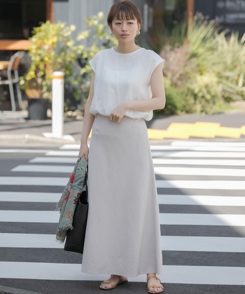 URBAN RESEARCH Sonny Label（アーバンリサーチサニーレーベル）の「『WEB限定』リネンバックリボンブラウス（シャツ/ブラウス・レディース・ブラック/ミント/ホワイト・FREE）」の8枚目の写真