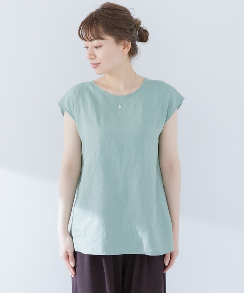 URBAN RESEARCH Sonny Label（アーバンリサーチサニーレーベル）の「『WEB限定』リネンバックリボンブラウス（シャツ/ブラウス・レディース・ブラック/ミント/ホワイト・FREE）」の5枚目の写真