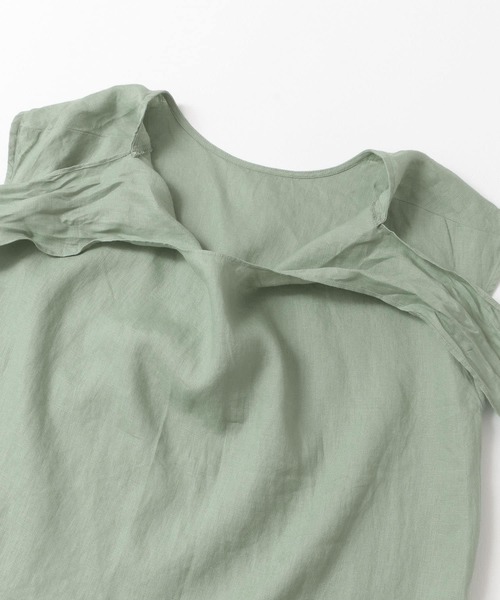 URBAN RESEARCH Sonny Label（アーバンリサーチサニーレーベル）の「『WEB限定』リネンバックリボンブラウス（シャツ/ブラウス・レディース・ブラック/ミント/ホワイト・FREE）」の6枚目の写真