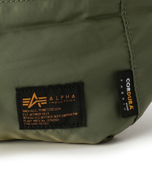 Alpha Industries（アルファインダストリーズ）の「ウエストバッグ コーデュラ（ボディバッグ/ウエストポーチ・メンズ・ブラック/グレー/グリーン・FREE）」の18枚目の写真