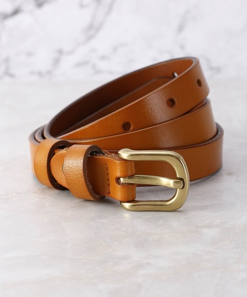 LA VORAGINE(ラ ヴォラジネ)の「レザーベルト(ベルト・レディース・ブラック系その他2/イエロー系6・FREE)」の1枚目の写真