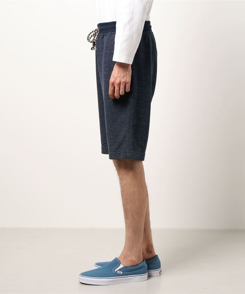 STYLEBLOCK(スタイルブロック)の「スラブ裏毛カラーショートパンツ(スウェットパンツ・メンズ・グレー/ブラック/レッド/ネイビー・M/L/LL)」の5枚目の写真
