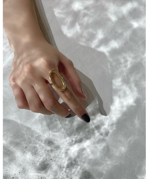 Solace(ソレイス)の「Oval ring / オーバルリング(リング・レディース・シルバー/ゴールド・FREE)」の7枚目の写真
