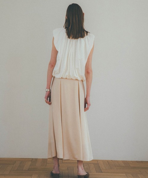 CLANE（クラネ）の「【CLANE(クラネ)】GROSS COLOR MERMAID SKIRT/10122-4082（スカート・レディース・アイボリー/ブラウン・0/1）」の6枚目の写真