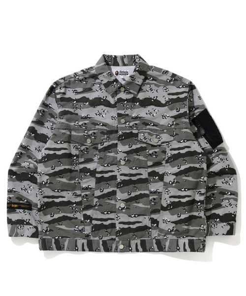 DESERT CAMO LOOSE FIT TRUCKER JACKET M