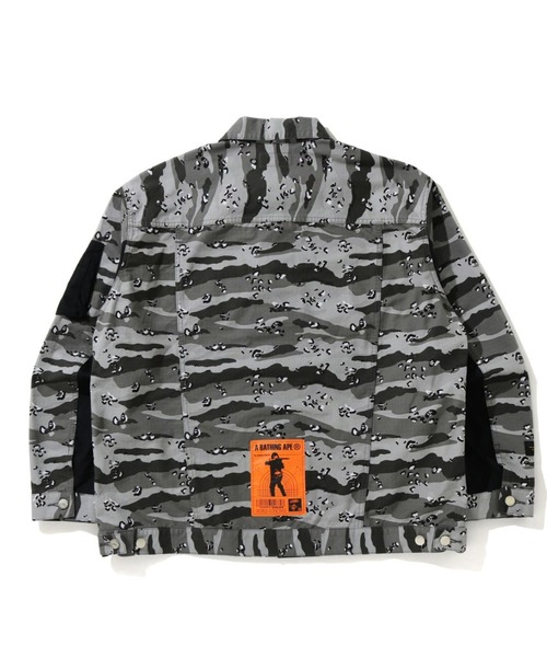 DESERT CAMO LOOSE FIT TRUCKER JACKET M