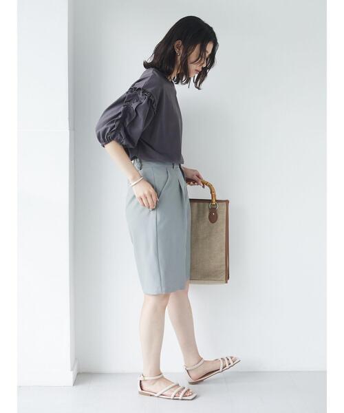 ELENCARE DUE(エレンカーレデュエ)の「・ELENCARE DUE バミューダパンツ*(その他パンツ・レディース・ブラック/ベージュ/カーキ・FREE)」の18枚目の写真