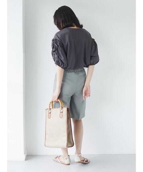 ELENCARE DUE(エレンカーレデュエ)の「・ELENCARE DUE バミューダパンツ*(その他パンツ・レディース・ブラック/ベージュ/カーキ・FREE)」の19枚目の写真