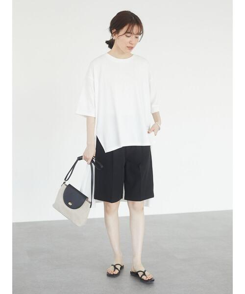 ELENCARE DUE(エレンカーレデュエ)の「・ELENCARE DUE バミューダパンツ*(その他パンツ・レディース・ブラック/ベージュ/カーキ・FREE)」の7枚目の写真