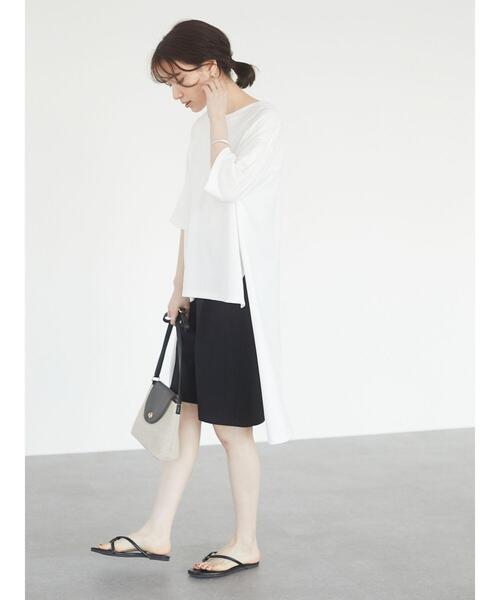 ELENCARE DUE(エレンカーレデュエ)の「・ELENCARE DUE バミューダパンツ*(その他パンツ・レディース・ブラック/ベージュ/カーキ・FREE)」の8枚目の写真