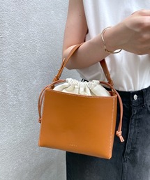loti | WEB限定　loti 巾着付スクエアボックス(ハンドバッグ)