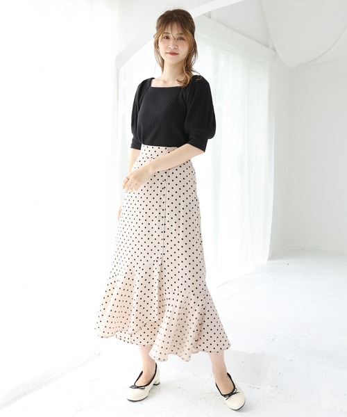 one after another NICE CLAUP（ワンアフターアナザーナイスクラップ）の「ヒールアップバレエシューズ（パンプス・レディース・ブラック/アイボリー・LL/S/M/L）」の12枚目の写真