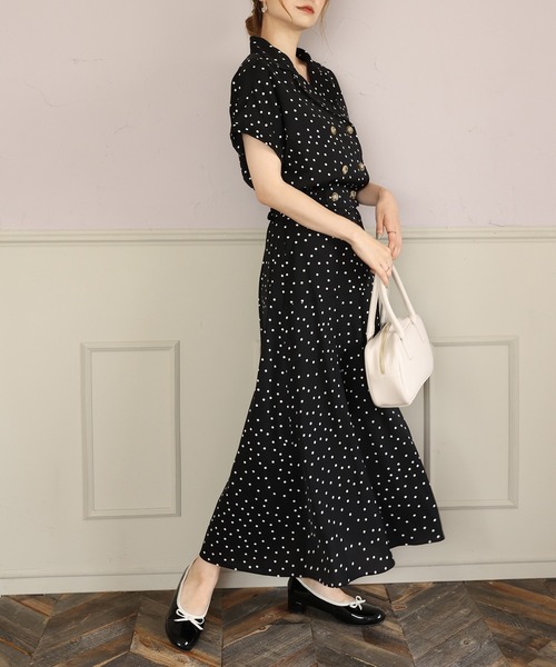 one after another NICE CLAUP（ワンアフターアナザーナイスクラップ）の「ヒールアップバレエシューズ（パンプス・レディース・ブラック/アイボリー・LL/S/M/L）」の14枚目の写真