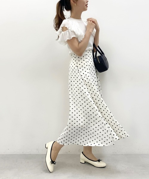 one after another NICE CLAUP（ワンアフターアナザーナイスクラップ）の「ヒールアップバレエシューズ（パンプス・レディース・ブラック/アイボリー・LL/S/M/L）」の19枚目の写真