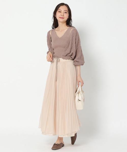 mysty woman(ミスティウーマン)の「キーチェーン付きボストンバッグ 956602(ボストンバッグ・レディース・アイボリー/ブラック/ライトベージュ・FREE)」の8枚目の写真