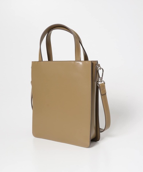 SENSE OF PLACE by URBAN RESEARCH（センスオブプレイスバイアーバンリサーチ）の「2WAYスクエアミニトートバッグ（ショルダーバッグ・レディース・ブラック/ベージュ/カーキ・ONE）」の10枚目の写真