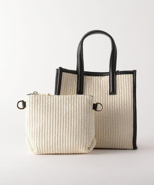 LAURA DI MAGGIO（ローラディマッジオ）の「【別注】＜LAURA DI MAGGIO×green label relaxing＞ ミニ ボックス 2WAY ショルダー バッグ FFC（ショルダーバッグ・レディース・オフホワイト/モカ・FREE）」の19枚目の写真