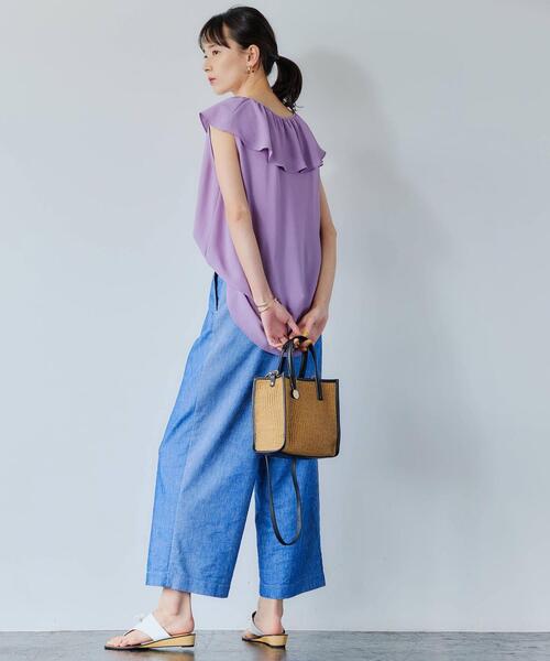 LAURA DI MAGGIO（ローラディマッジオ）の「【別注】＜LAURA DI MAGGIO×green label relaxing＞ ミニ ボックス 2WAY ショルダー バッグ FFC（ショルダーバッグ・レディース・オフホワイト/モカ・FREE）」の22枚目の写真