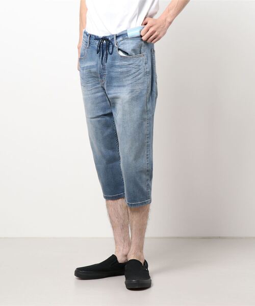 Blue Standard （ブルースタンダード）の「【BLUE STANDARD/ブルースタンダード】冷やしデニムクロップドパンツ　接触冷感/速乾性（デニムパンツ・メンズ・ライトブルー/ブルー系その他/その他1・SMALL/MEDIUM/LARGE/X-LARGE）」の3枚目の写真