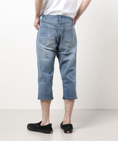 Blue Standard （ブルースタンダード）の「【BLUE STANDARD/ブルースタンダード】冷やしデニムクロップドパンツ　接触冷感/速乾性（デニムパンツ・メンズ・ライトブルー/ブルー系その他/その他1・SMALL/MEDIUM/LARGE/X-LARGE）」の5枚目の写真