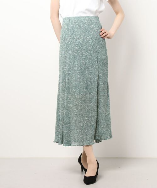 RETRO GIRL（レトロガール）の「マーメイド柄プリーツスカート（スカート・レディース・ブラック/オフホワイト/グリーン・FREE）」の20枚目の写真