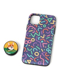 WIGGLE WIGGLE（ウィグルウィグル）の「WIGGLE WIGGLE／Griptok Set Corgi(iPhone11対応)　2216385（スマホケース/カバー・メンズ）」