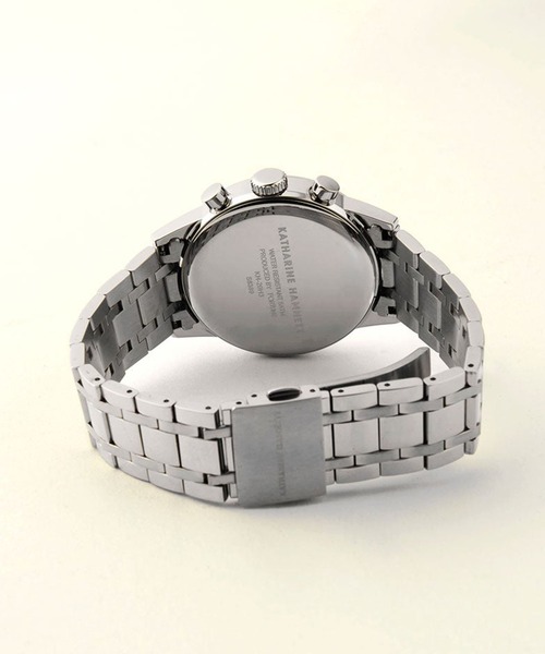 KATHARINE HAMNETT LONDON (キャサリンハムネットロンドン)の「KATHARINE HAMNETT LONDON/キャサリンハムネットロンドン Chronograph VI Watch(アナログ腕時計・メンズ・ブルー・FREE)」の4枚目の写真