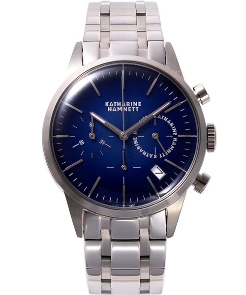 KATHARINE HAMNETT LONDON (キャサリンハムネットロンドン)の「KATHARINE HAMNETT LONDON/キャサリンハムネットロンドン Chronograph VI Watch(アナログ腕時計・メンズ・ブルー・FREE)」の3枚目の写真