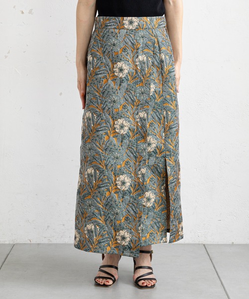 prose verse(プロズヴェール)の「フラワージャガードタイトスカート(スカート・レディース・アイボリー/マスタード・フリ-)」の18枚目の写真