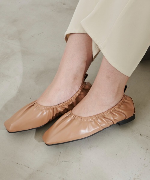 Aunt Marie's（アントマリーズ）の「アンクレットバレエシューズ / フラットシューズ（バレエシューズ・レディース・ベージュ/アイボリー/ブラック・LARGE/MEDIUM/SMALL）」の22枚目の写真