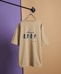 BE@RBRICK×BRIDGE SHIP HOUSEバックプリントTEE