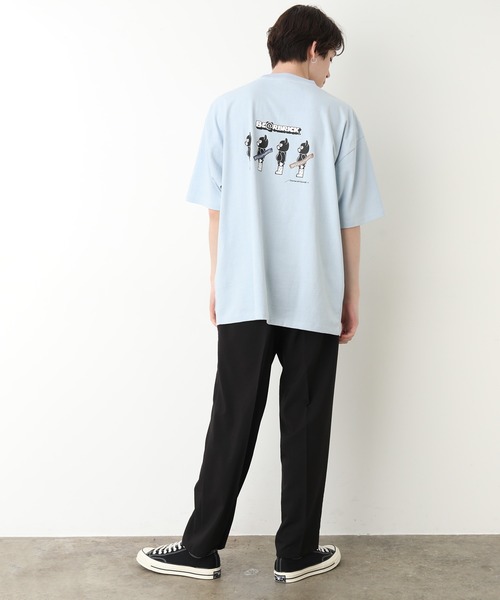 BE@RBRICK（ベアブリック）の「BE@RBRICK×BRIDGE SHIP HOUSEバックプリントTEE（Tシャツ/カットソー・メンズ・ホワイト/ブラック/ベージュ/サックスブルー・M/L/LL）」の22枚目の写真
