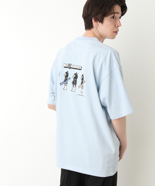 BE@RBRICK（ベアブリック）の「BE@RBRICK×BRIDGE SHIP HOUSEバックプリントTEE（Tシャツ/カットソー・メンズ・ホワイト/ブラック/ベージュ/サックスブルー・M/L/LL）」の6枚目の写真