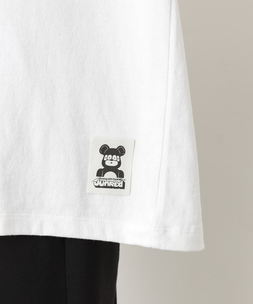 BE@RBRICK（ベアブリック）の「BE@RBRICK×BRIDGE SHIP HOUSEバックプリントTEE（Tシャツ/カットソー・メンズ・ホワイト/ブラック/ベージュ/サックスブルー・M/L/LL）」の11枚目の写真