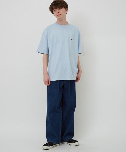 BE@RBRICK（ベアブリック）の「BE@RBRICK×BRIDGE SHIP HOUSEバックプリントTEE（Tシャツ/カットソー・メンズ・ホワイト/ブラック/ベージュ/サックスブルー・M/L/LL）」の16枚目の写真