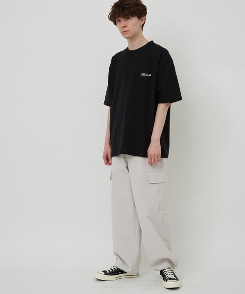 BE@RBRICK（ベアブリック）の「BE@RBRICK×BRIDGE SHIP HOUSEバックプリントTEE（Tシャツ/カットソー・メンズ・ホワイト/ブラック/ベージュ/サックスブルー・M/L/LL）」の5枚目の写真