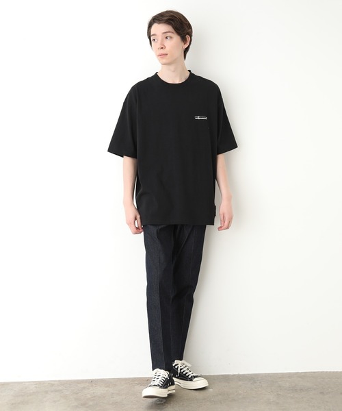 BE@RBRICK（ベアブリック）の「BE@RBRICK×BRIDGE SHIP HOUSEバックプリントTEE（Tシャツ/カットソー・メンズ・ホワイト/ブラック/ベージュ/サックスブルー・M/L/LL）」の10枚目の写真