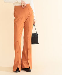 Ray BEAMS | Ray BEAMS / フロントボタン フレア パンツ(その他パンツ)