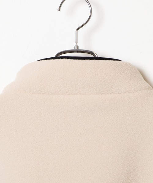 WEGO（ウィゴー）の「WEGO/フリースZIPブルゾン（ブルゾン・メンズ・パープル/アイボリー/ダークグリーン/ブラック・LARGE/MEDIUM）」の9枚目の写真