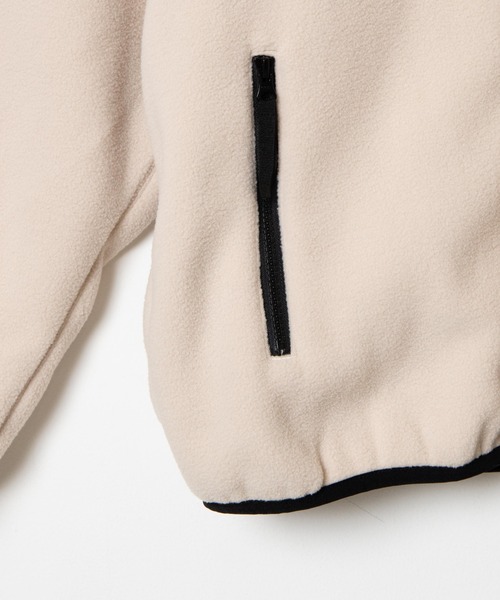 WEGO（ウィゴー）の「WEGO/フリースZIPブルゾン（ブルゾン・メンズ・パープル/アイボリー/ダークグリーン/ブラック・LARGE/MEDIUM）」の14枚目の写真