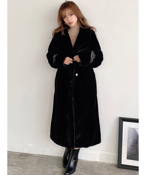 RESEXXY（リゼクシー）の「フラッフィーコート（その他アウター・レディース・ベージュ/グレー/ブラック・FREE）」の11枚目の写真