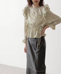 FREE'S MART | ◆肩フリル花柄ブラウス(シャツ/ブラウス)