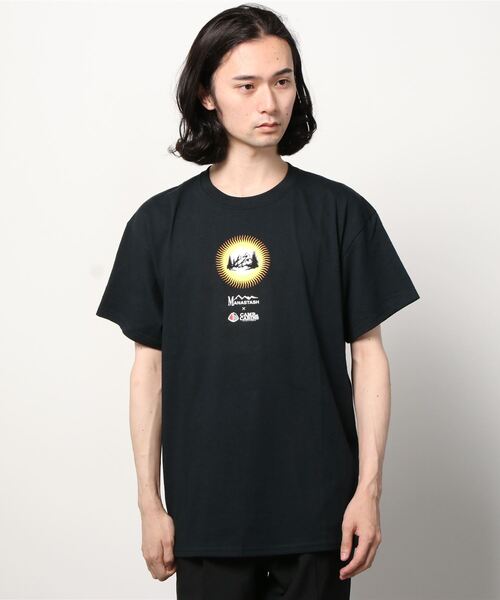 MANASTASH（マナスタッシュ）の「MANASTASH/マナスタッシュ　PERFECT IN NATURE TEE for CAMP and CABINS キャンプ＆キャビンズ 那須高原 キャンプ場（Tシャツ/カットソー・メンズ・ホワイト/ブラック・MEDIUM/LARGE/X-LARGE）」の3枚目の写真