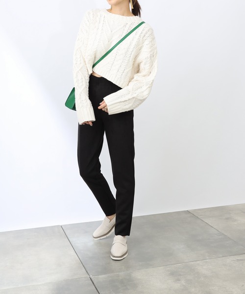 COLONY 2139(コロニートゥーワンスリーナイン)の「フェイクスエードストレッチレギンスパンツ(その他パンツ・レディース・モカ/ブラック・LARGE/SMALL/MEDIUM)」の11枚目の写真